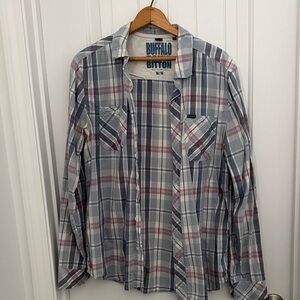 Buffalo David Bitton Men's Multicolor Plaid Shirt